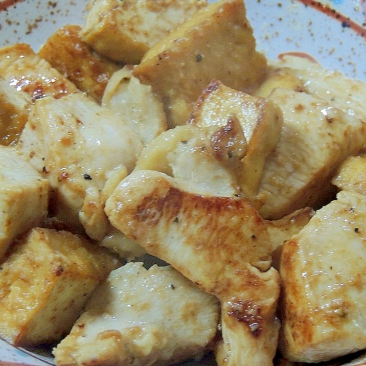超簡単 鶏むね肉と厚揚げのマスタードマヨネーズ焼き レシピ 作り方 By やまさ 楽天レシピ